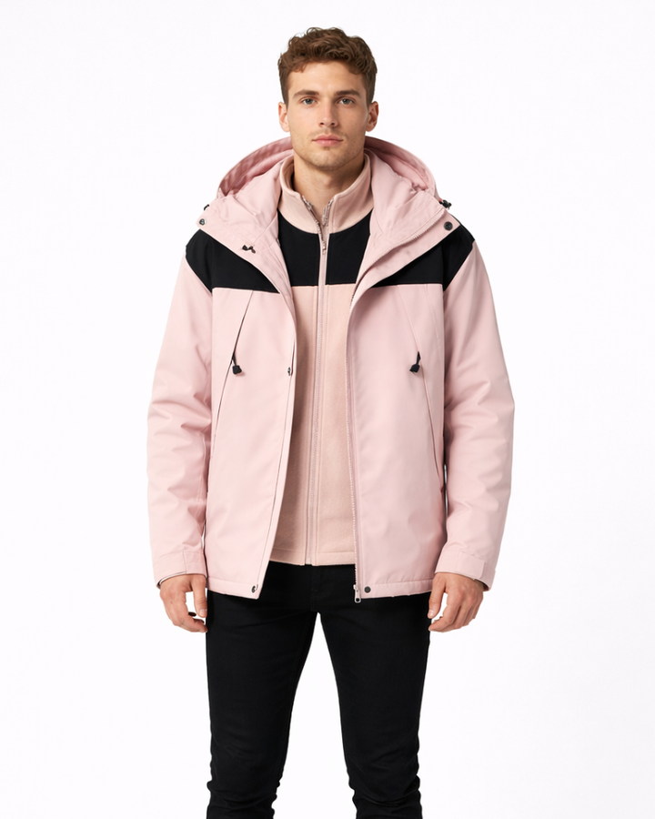 Benedict Giacca Uomo 3-in-1 Fleece – Warmer, Atmungsaktiver Wintermantel im Casual-Stil