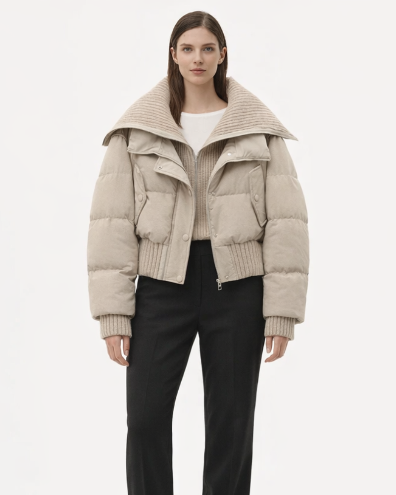 Ellie Chaqueta Acolchada Mujer – Plumífero Ligero Invernal, Chaqueta Cálida Elegante