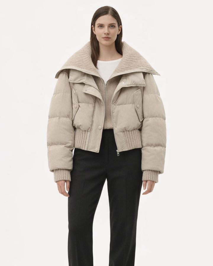 Ellie Chaqueta Acolchada Mujer – Plumífero Ligero Invernal, Chaqueta Cálida Elegante