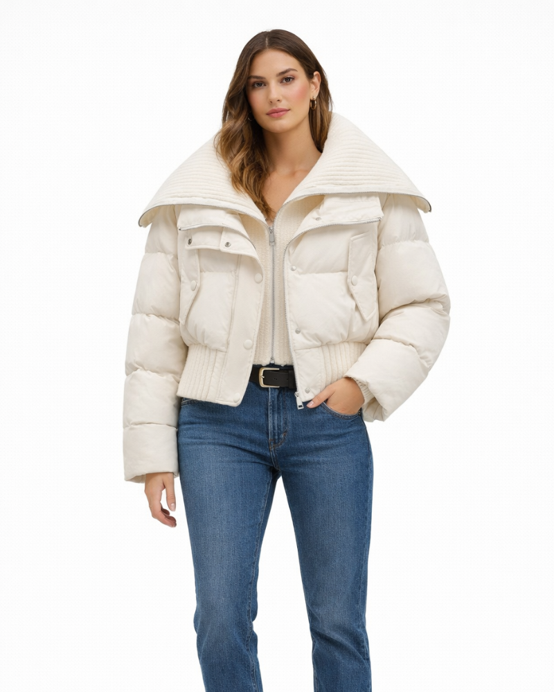 Ellie Chaqueta Acolchada Mujer – Plumífero Ligero Invernal, Chaqueta Cálida Elegante