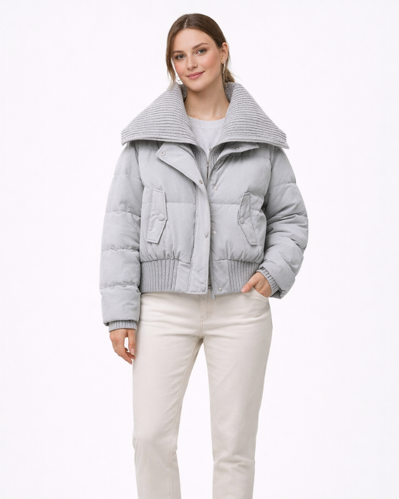 Ellie Chaqueta Acolchada Mujer – Plumífero Ligero Invernal, Chaqueta Cálida Elegante
