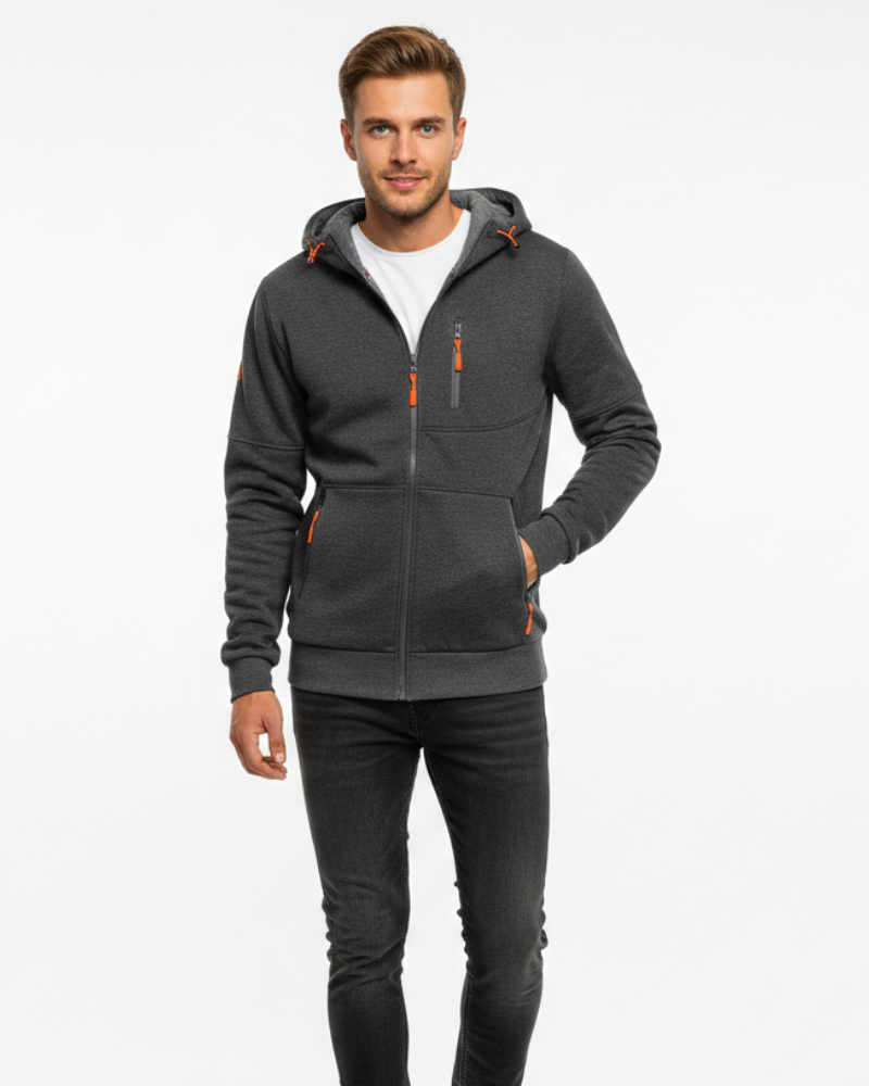 Chaleco Deportivo Brecken para Hombre – Chaleco Técnico con Capucha, Diseño Deportivo y Materiales Resistentes