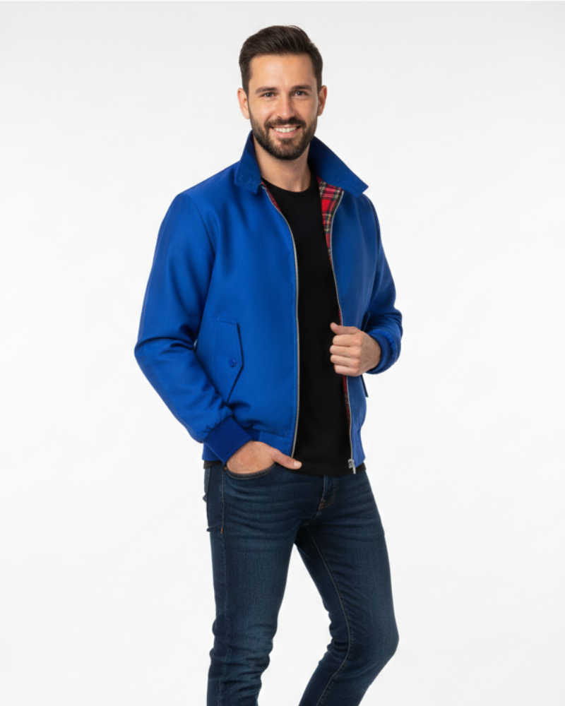 Veste Harrington Axel Quest pour Homme – Design Emblématique, Coupe Confortable et Style Polyvalent