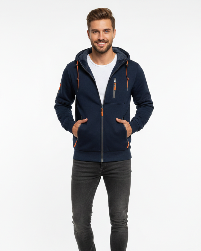 Chaleco Deportivo Brecken para Hombre – Chaleco Técnico con Capucha, Diseño Deportivo y Materiales Resistentes