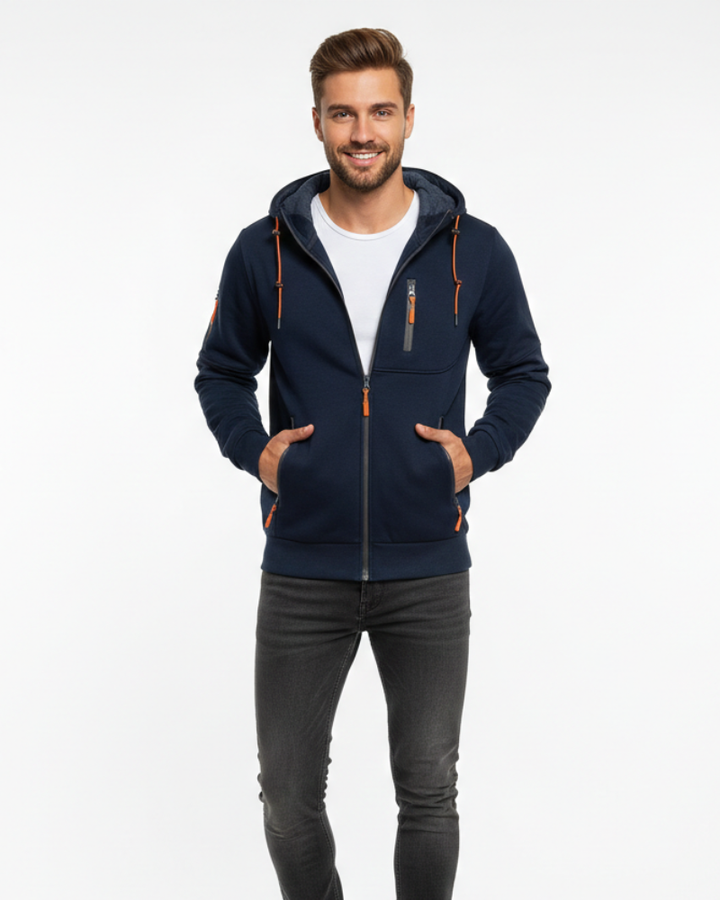 Chaleco Deportivo Brecken para Hombre – Chaleco Técnico con Capucha, Diseño Deportivo y Materiales Resistentes