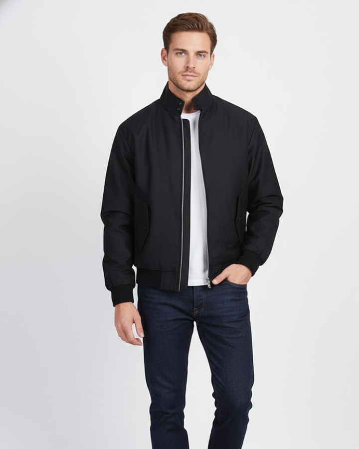 Veste Harrington Axel Quest pour Homme – Design Emblématique, Coupe Confortable et Style Polyvalent