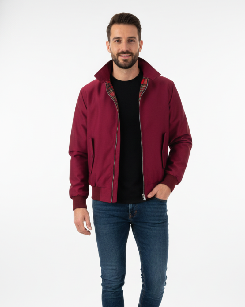 Veste Harrington Axel Quest pour Homme – Design Emblématique, Coupe Confortable et Style Polyvalent