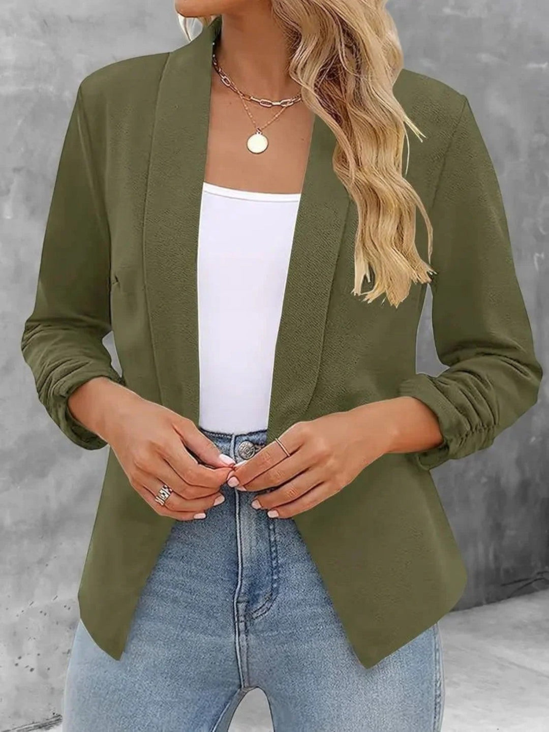 Amanda | Elegante Blazer Abierto Por Delante Para Mujer | Verano