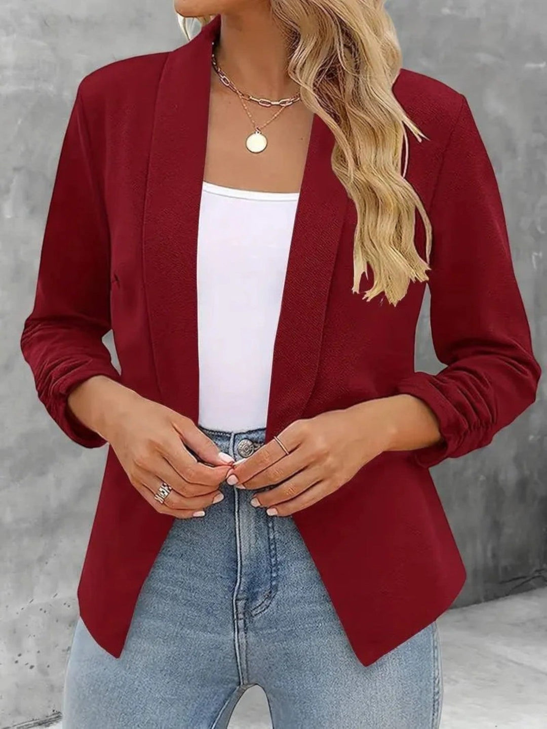 Amanda | Elegante Blazer Abierto Por Delante Para Mujer | Verano