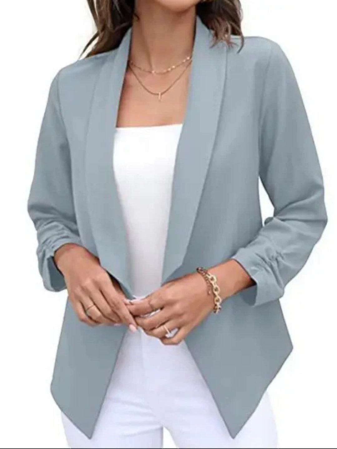 Amanda | Elegante Blazer Abierto Por Delante Para Mujer | Verano