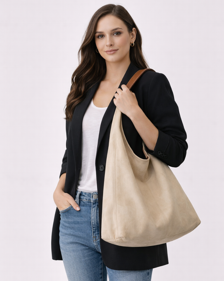 Leina Bolso de Hombro para Mujer – Shopper Espacioso, Correa Larga, Bolso Diario