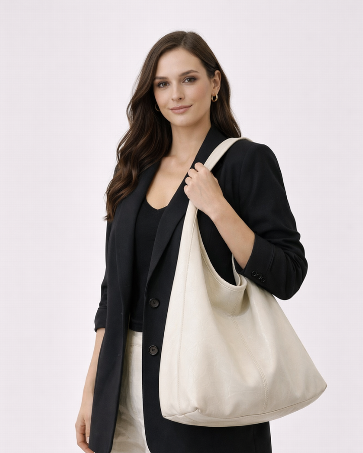 Leina Bolso de Hombro para Mujer – Shopper Espacioso, Correa Larga, Bolso Diario