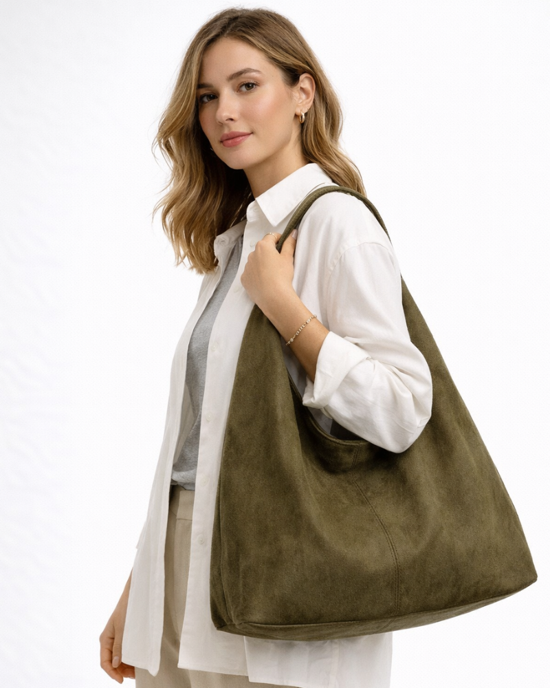 Leina Bolso de Hombro para Mujer – Shopper Espacioso, Correa Larga, Bolso Diario