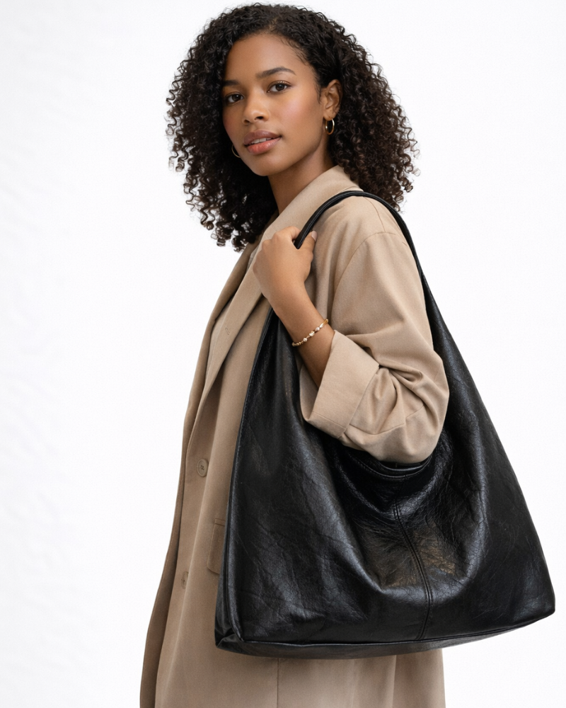 Leina Bolso de Hombro para Mujer – Shopper Espacioso, Correa Larga, Bolso Diario