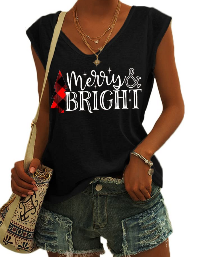 T-shirt Luma Femme – Col en V, Manches Courtes Épaule & Haut Basique Décontracté Coupe Ample