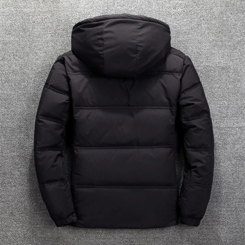 Zavien Veste de Ski Homme Coupe Slim – Veste d'Hiver avec Capuche Rembourrée et Isolation Thermique