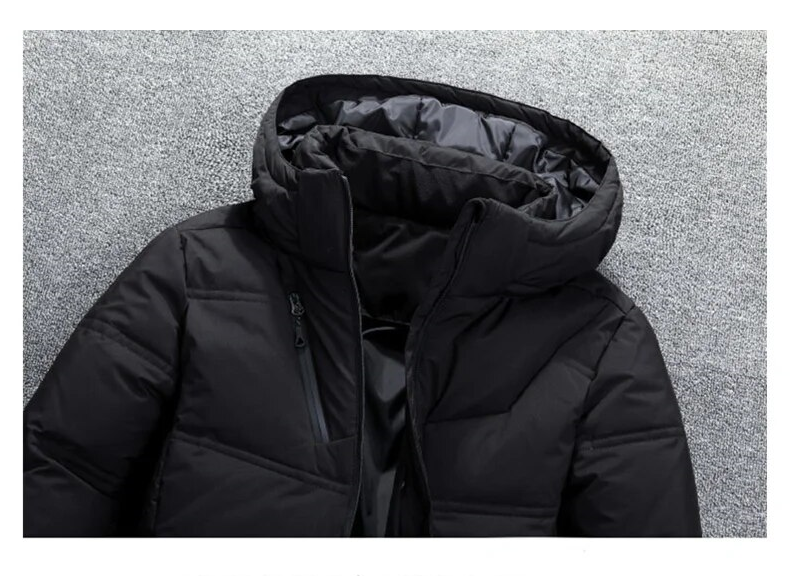 Zavien Veste de Ski Homme Coupe Slim – Veste d'Hiver avec Capuche Rembourrée et Isolation Thermique