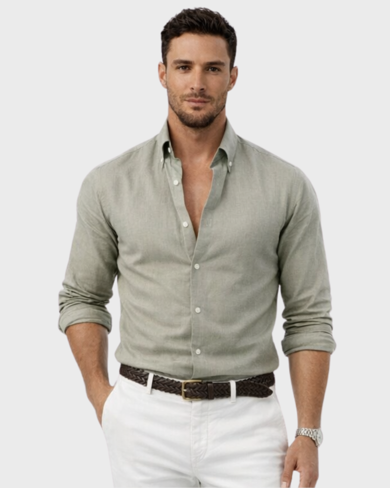 Kent Camisa Hombre – Sin Planchar, Mangas Largas y Estilo Elegante Casual de Negocios