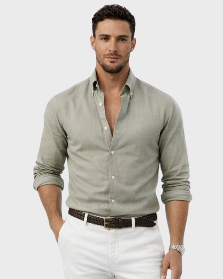 Kent Camisa Hombre – Sin Planchar, Mangas Largas y Estilo Elegante Casual de Negocios