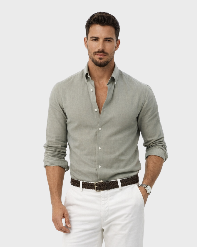 Kent Camisa Hombre – Sin Planchar, Mangas Largas y Estilo Elegante Casual de Negocios