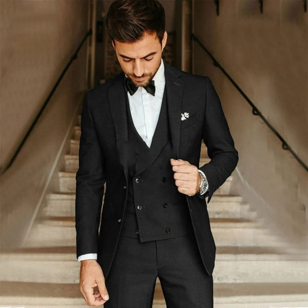 Jonathan | Elegant 3-delt dress med sløyfe for menn