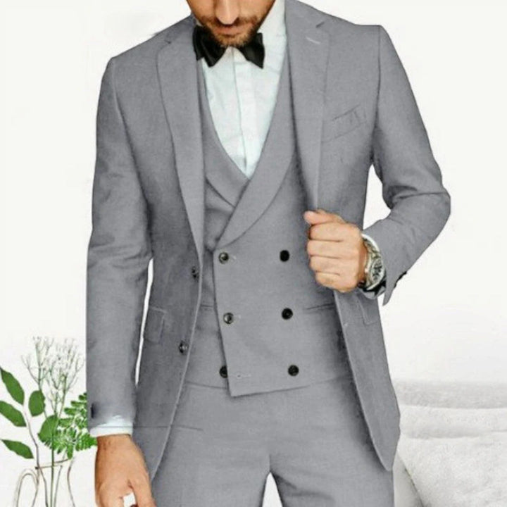 Jonathan | Elegant 3-delt dress med sløyfe for menn