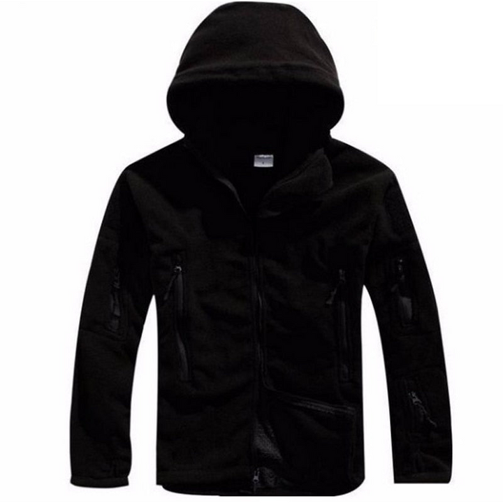 Chaqueta Raw para Hombre en Forro Polar Térmico Estilo Militar – Cortaviento, Capucha y Comodidad para Exterior