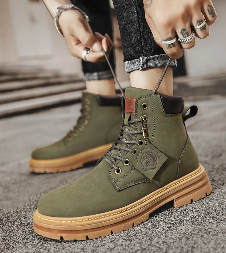 Leandro Zapatos Hombre Invierno – Botas Antideslizantes Impermeables con Soporte y Comodidad