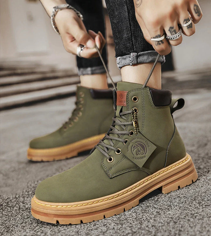 Leandro Zapatos Hombre Invierno – Botas Antideslizantes Impermeables con Soporte y Comodidad