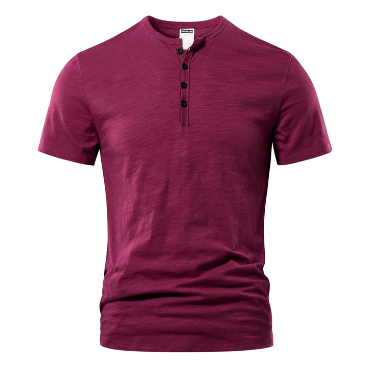 Michael | Casual Henley T-Shirt For Men | Lightweight