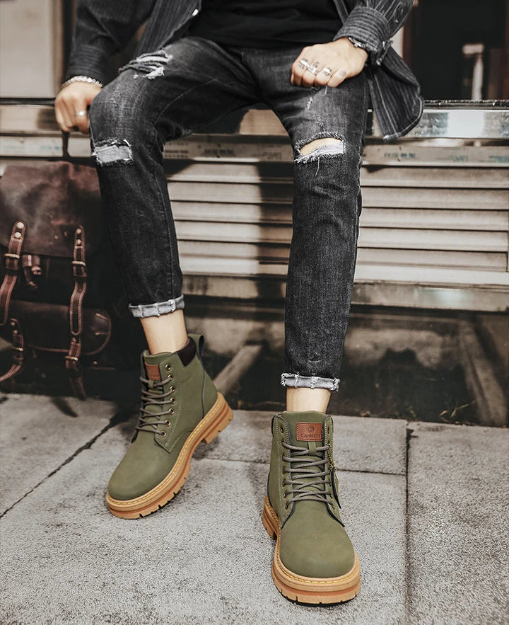 Leandro Zapatos Hombre Invierno – Botas Antideslizantes Impermeables con Soporte y Comodidad