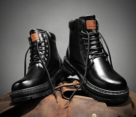 Leandro Zapatos Hombre Invierno – Botas Antideslizantes Impermeables con Soporte y Comodidad
