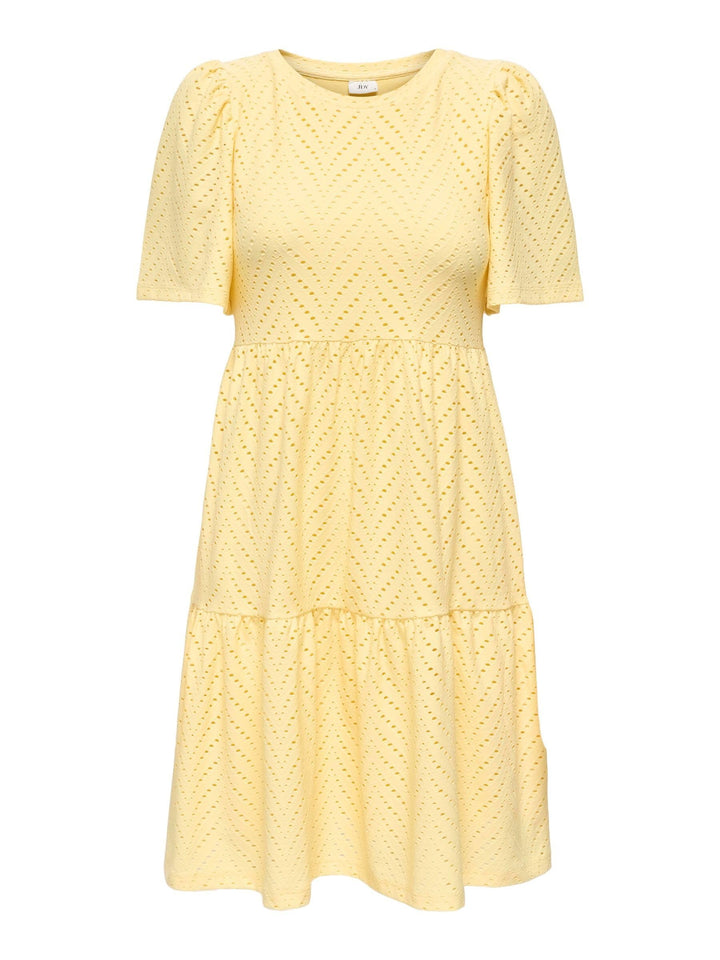 Althea Rochie Mini pentru Femei – Mâneci Scurte, Model Decupat & Croială A-Line de Vară