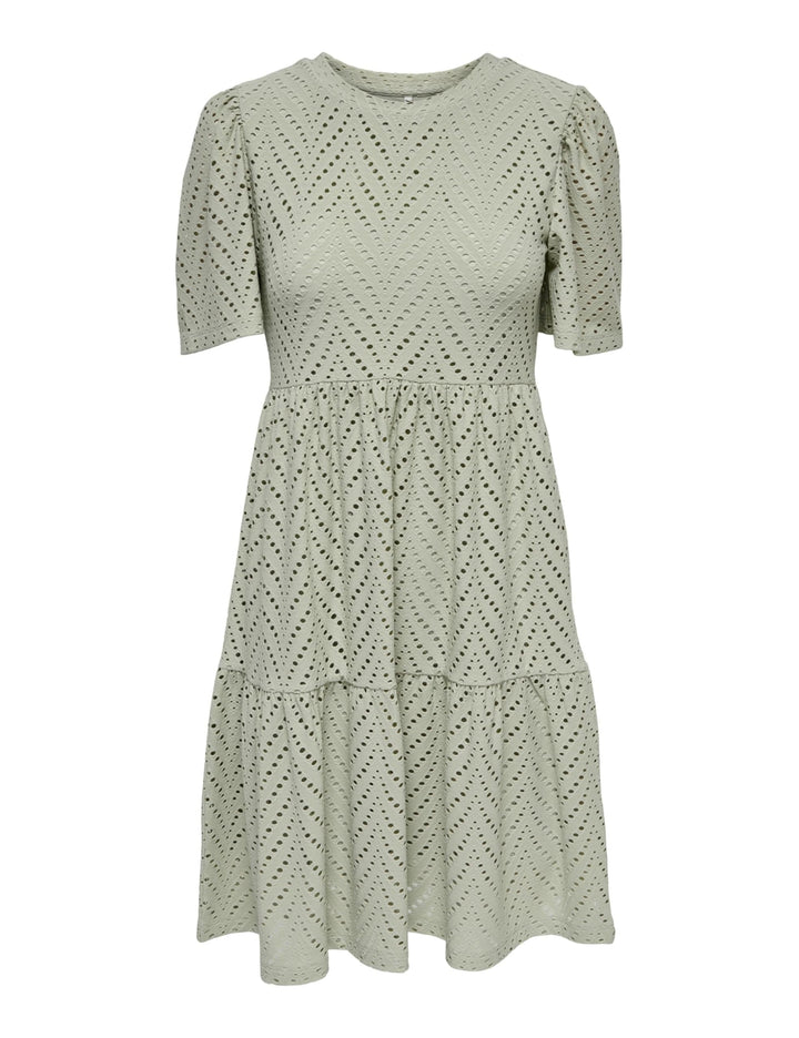 Althea Rochie Mini pentru Femei – Mâneci Scurte, Model Decupat & Croială A-Line de Vară