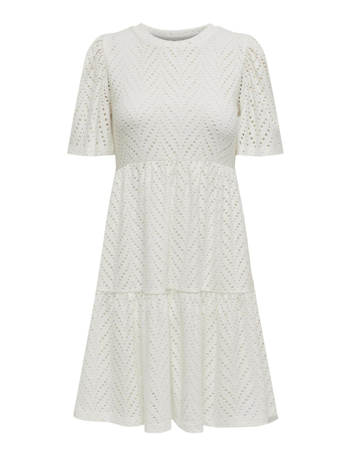 Althea Rochie Mini pentru Femei – Mâneci Scurte, Model Decupat & Croială A-Line de Vară