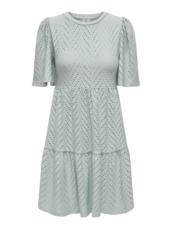 Althea Rochie Mini pentru Femei – Mâneci Scurte, Model Decupat & Croială A-Line de Vară