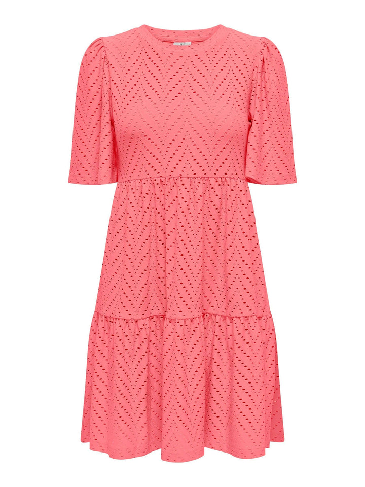 Althea Rochie Mini pentru Femei – Mâneci Scurte, Model Decupat & Croială A-Line de Vară