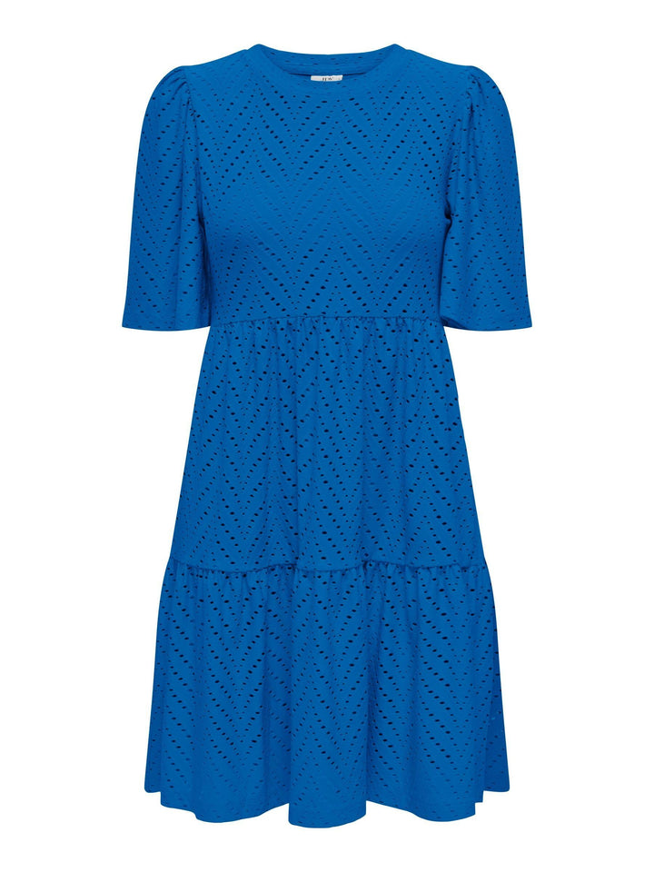 Althea Rochie Mini pentru Femei – Mâneci Scurte, Model Decupat & Croială A-Line de Vară