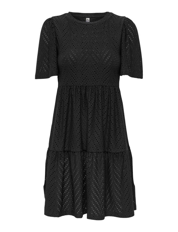 Althea Rochie Mini pentru Femei – Mâneci Scurte, Model Decupat & Croială A-Line de Vară