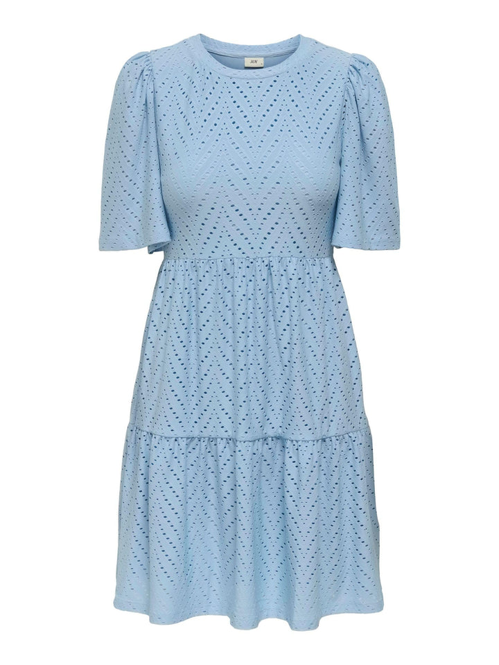 Althea Rochie Mini pentru Femei – Mâneci Scurte, Model Decupat & Croială A-Line de Vară