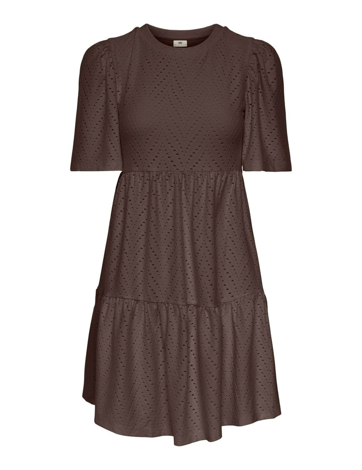Althea Rochie Mini pentru Femei – Mâneci Scurte, Model Decupat & Croială A-Line de Vară