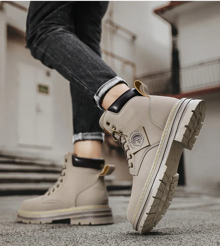 Leandro Zapatos Hombre Invierno – Botas Antideslizantes Impermeables con Soporte y Comodidad