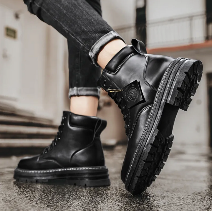 Leandro Zapatos Hombre Invierno – Botas Antideslizantes Impermeables con Soporte y Comodidad
