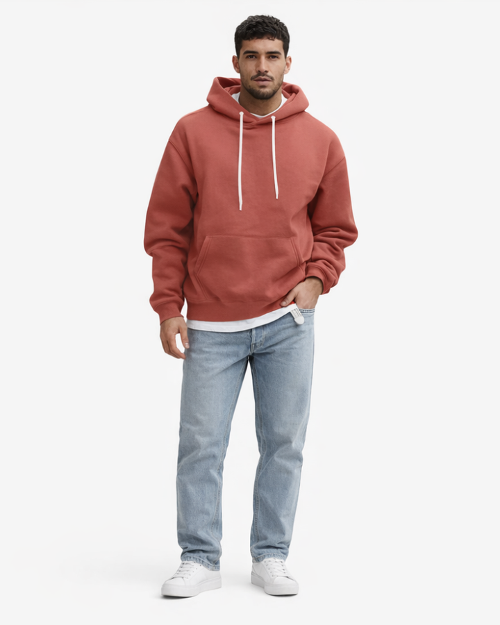Ferdy Felpa con Cappuccio Uomo – Hoodie Casual Morbido con Tasche Kangaroo e Vestibilità Relax