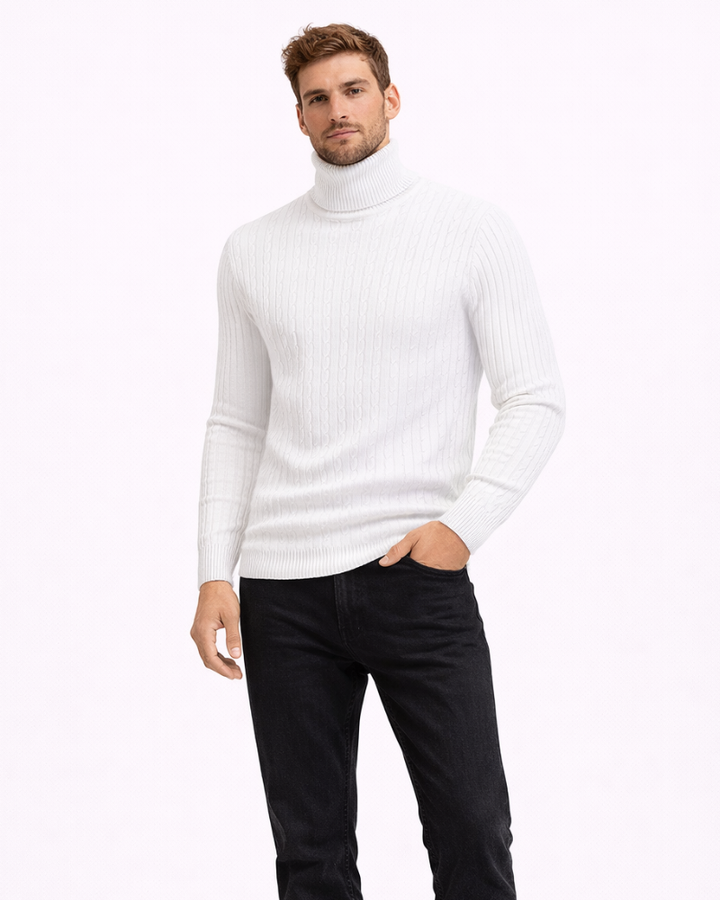 Stefano Maglione Men's Turtleneck – Elegant Winter Sweater in Soft Knit