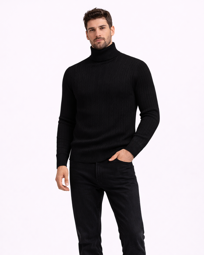 Stefano Maglione Men's Turtleneck – Elegant Winter Sweater in Soft Knit