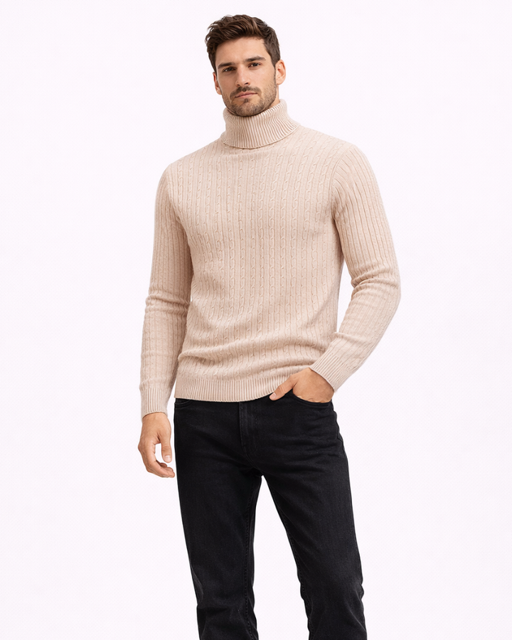 Stefano Maglione Men's Turtleneck – Elegant Winter Sweater in Soft Knit