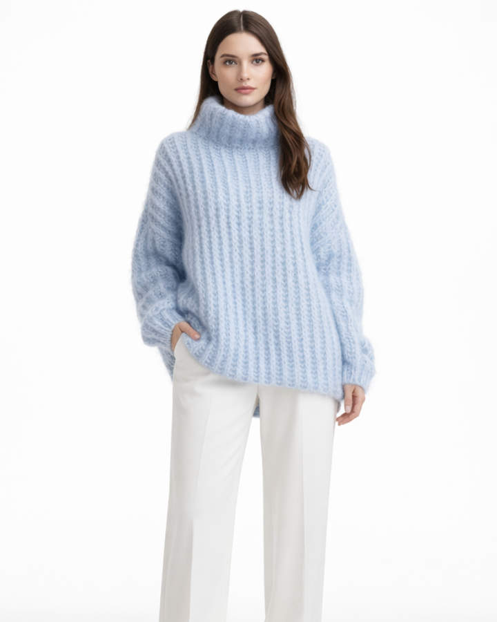 Eleonora Pulover Dolcevita Damă – Pulover Moale Elegant, Croială Confortabilă