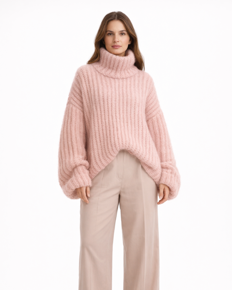 Eleonora Pulover Dolcevita Damă – Pulover Moale Elegant, Croială Confortabilă