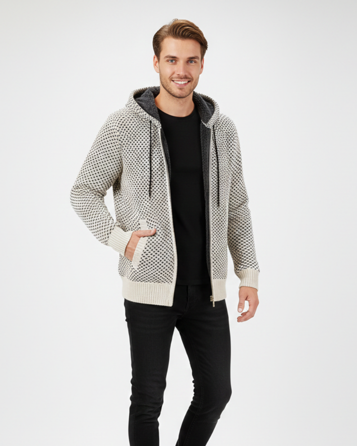 Conan Maglione Premium Herre – Strikket med Mykt Fleecefôr